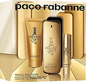 Paco Rabanne 1 Million f�rfi parf�mszett 50ml EDT + 10ml EDT + 100ml tusf.  Rikas�g!