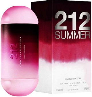 Carolina Herrera 212 Summer n�i parf�m 60ml EDT (Teszter)